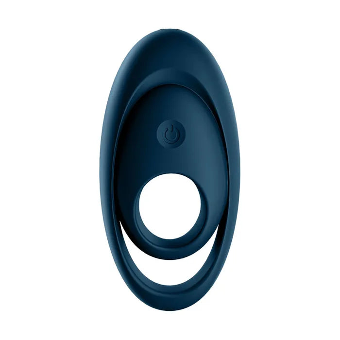 Satisfyer Glorious Duo USB Rechargeable Cock & Balls Ring Dark Blue Satisfyer