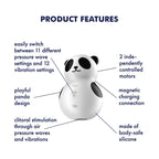 Satisfyer Pocket Panda USB Rechargeable Air Pulse Stimulator Satisfyer