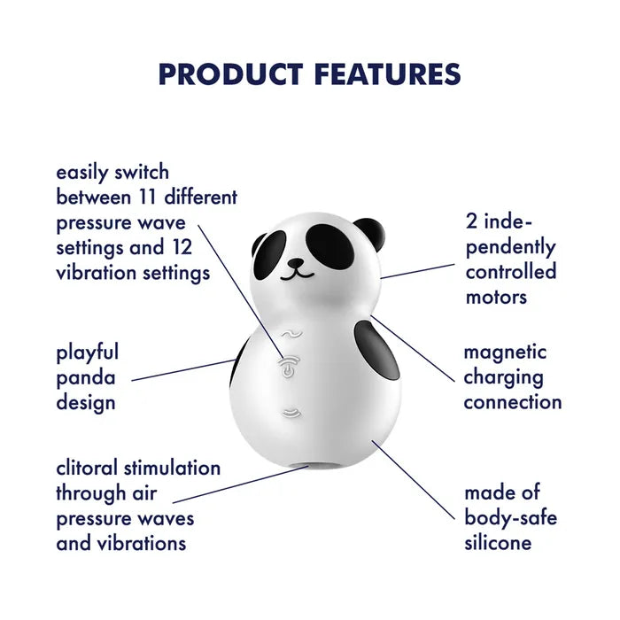 Satisfyer Pocket Panda USB Rechargeable Air Pulse Stimulator Satisfyer