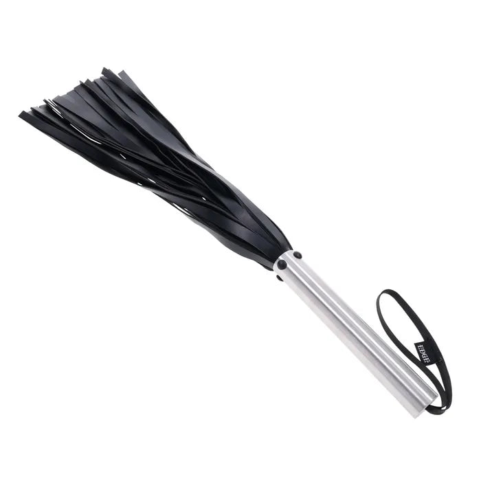 EDGE Flogger Flogger Whip With Metal Handle Black Sportsheets