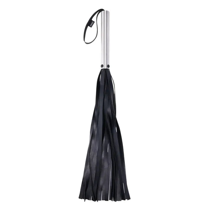 EDGE Flogger Flogger Whip With Metal Handle Black Sportsheets