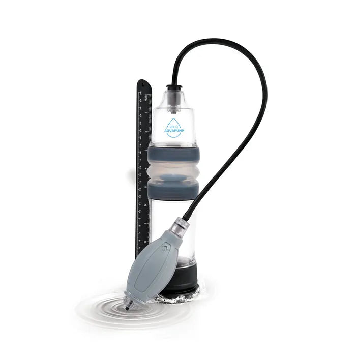 Zolo Aquapump Compact Penis Pump Clear Water Zolo