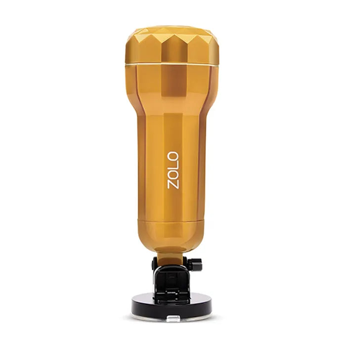 Zolo Vibrating Personal Trainer USB Rechargeable Vibrating Vagina Stroker With Suction Mount Zolo