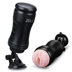 Zolo Solo Flesh Vagina Stroker With Suction Base Flesh Zolo
