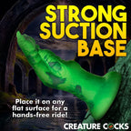 XR Brands Creature Cocks Raptor Claw Fisting Fantasy Silicone Dildo 21.8cm Green XR Brands