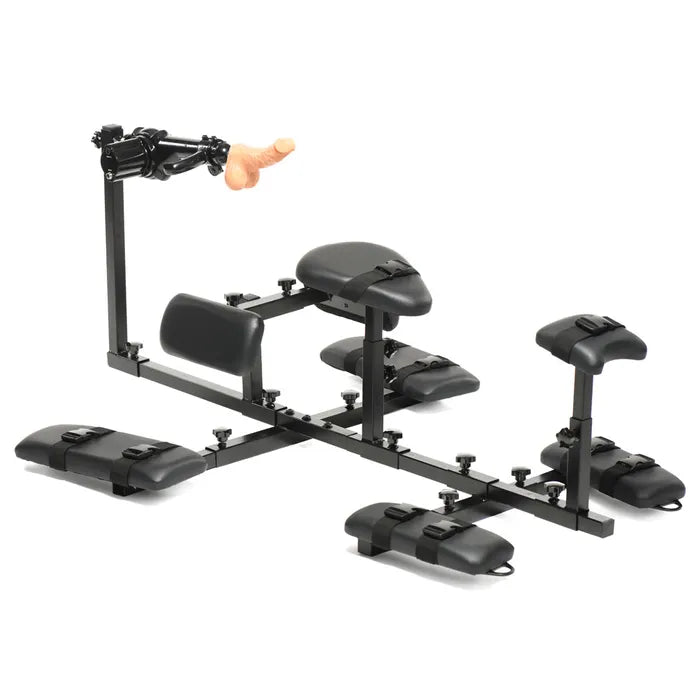 XR Brands Master Series Subversion Deluxe Stockade With Mains Powered Sex Machine XR Brands