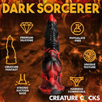 XR Brands Creature Cocks Mephisto Fantasy Dildo 18.5cm Red / Black XR Brands