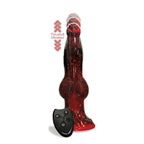 Icon Brands Alien Nation Fire Dragon USB Rechargeable Thrusting Fantasy Dong With Remote 22.9cm Red / Black Icon Brands