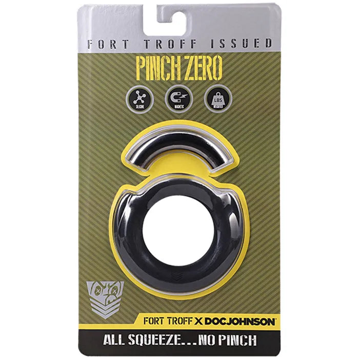Doc Johnson Fort Troff Pinch Zero Ring Cock Ring Black Doc Johnson