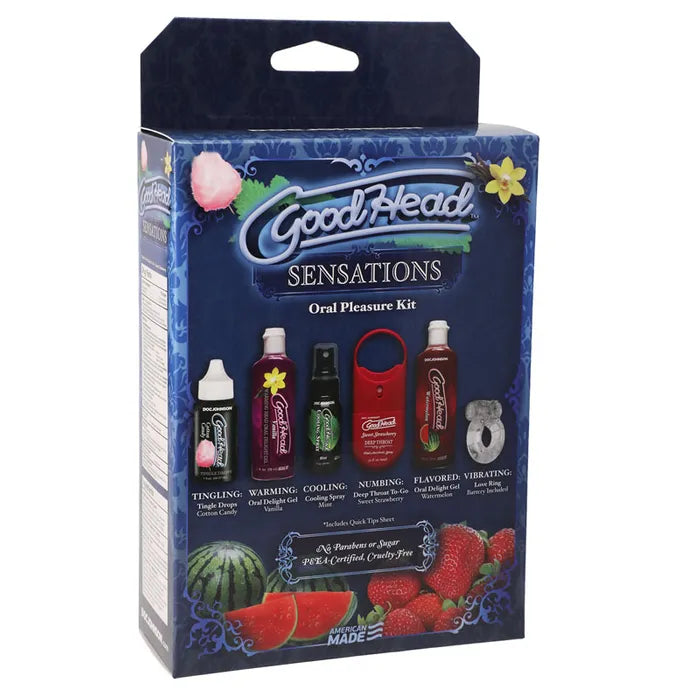 Doc Johnson GoodHead Sensations Kit 6 Piece Lotion Set Doc Johnson