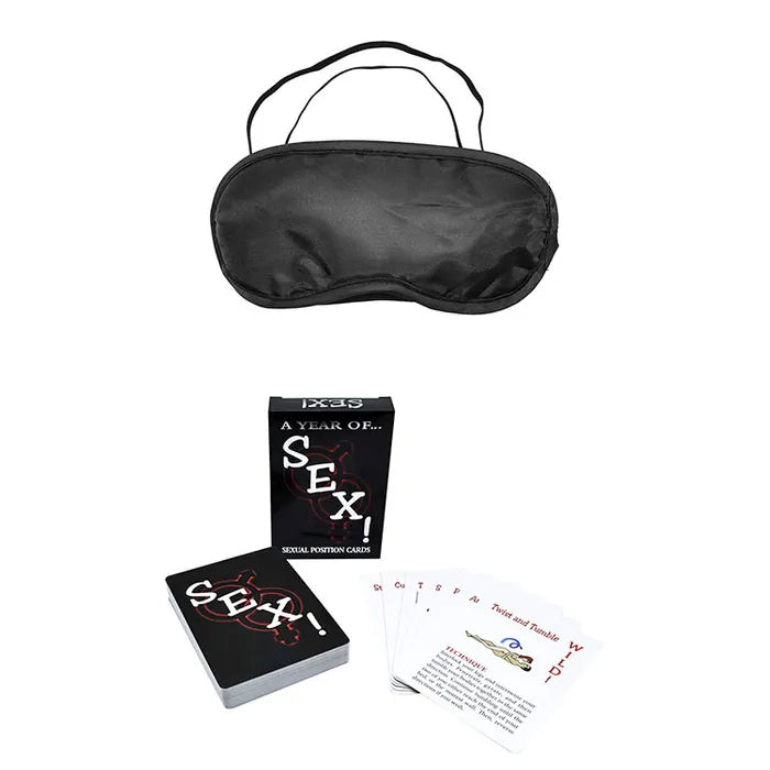 Adam & Eve MIDNIGHT MOODS COLLECTION Couples Bondage Kit Set of 10 Pieces Black Adam & Eve