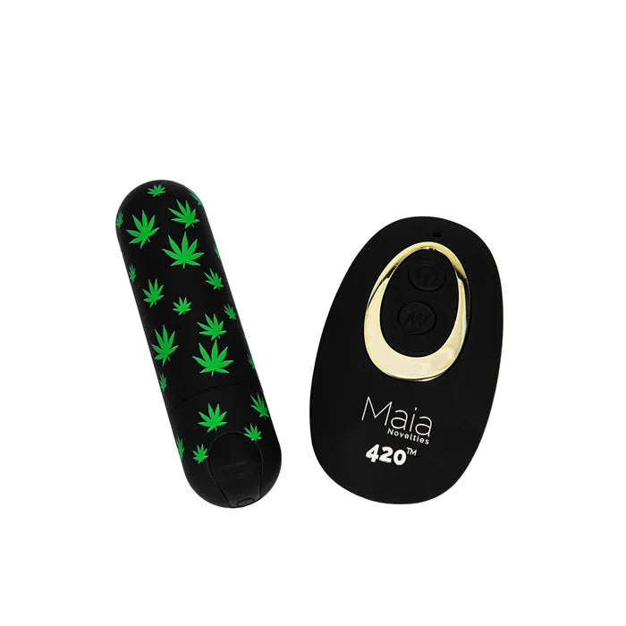 Maia DATE NIGHT 420 PANTY VIBE With Black USB Rechargeable Bullet Vibrator & Remote Maia Toys