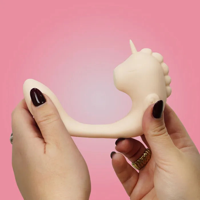 Creative Conceptions Unihorn C Horse Coral Throb USB Rechargeable Dual Unicorn Vibrator Creative Conceptions