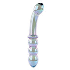 Gender X LUSTROUS GALAXY WAND Glass Double Ended Massager 18.5cm Blue / Violet Gender X
