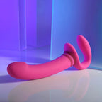 Gender X SHARING IS CARING - Pink 21.9 cm USB Rechargeable Strapless Strap-On Gender X