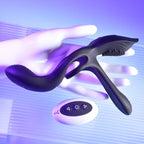 Playboy Pleasure The 3 Way USB Rechargeable Vibrating Cock Ring With Wireless Remote Black Playboy Pleasure