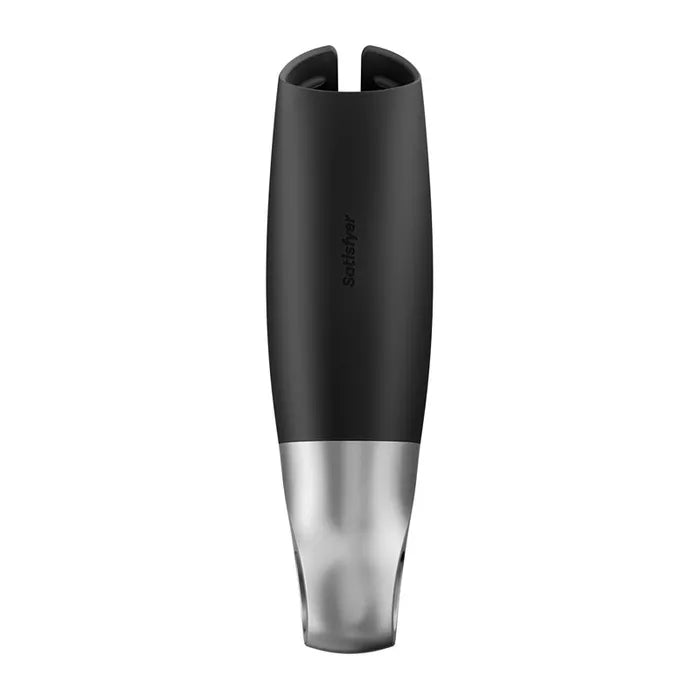 Satisfyer Power USB Rechargeable Vibrating Masturbator With App Control Black Satisfyer