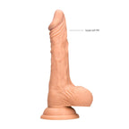 Shots Toys REALROCK Realistic Dildo With Balls 7 Inch Flesh Shots Toys