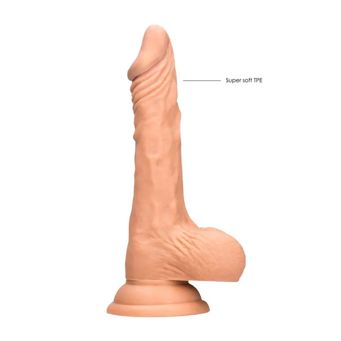 Shots Toys REALROCK Realistic Dildo With Balls 7 Inch Flesh Shots Toys