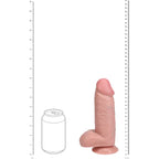 Shots Toys REALROCK Extra Thick Dildo With Balls 8 Inch Flesh Shots Toys