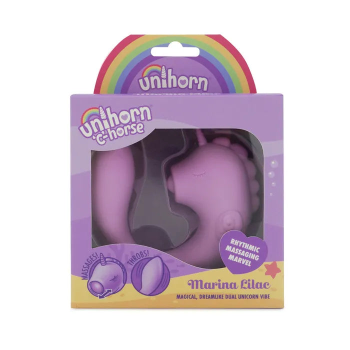 Creative Conceptions Unihorn C Horse Coral Throb USB Rechargeable Dual Unicorn Vibrator Creative Conceptions
