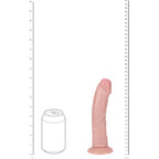 Shots Toys REALROCK Vibrating & Rotating Cock USB Rechargeable Vibrating & Rotating Dong 8 Inch Shots Toys