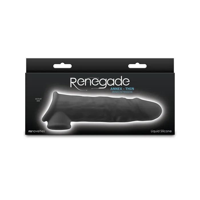 NS Novelties Renegade Annex Thin Penis Extender Sleeve 19.4cm NS Novelties