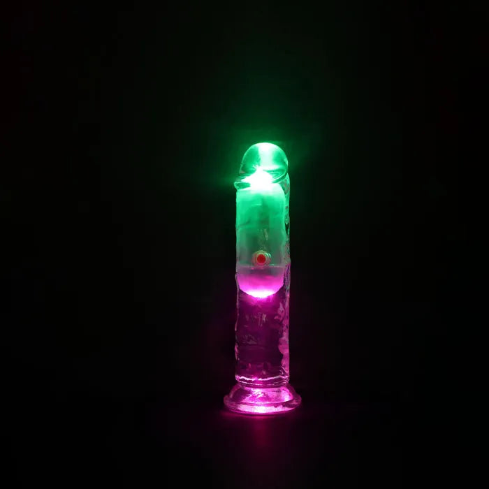 Shots Toys REALROCK 6'' Wireless Rechargeable LED Vibrating Dong With Remote 6 Inch Shots Toys