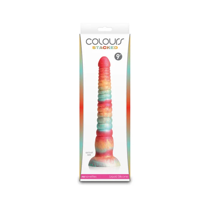 NS Novelties Colours Stacked Fantasy Dildo 9 Inch NS Novelties