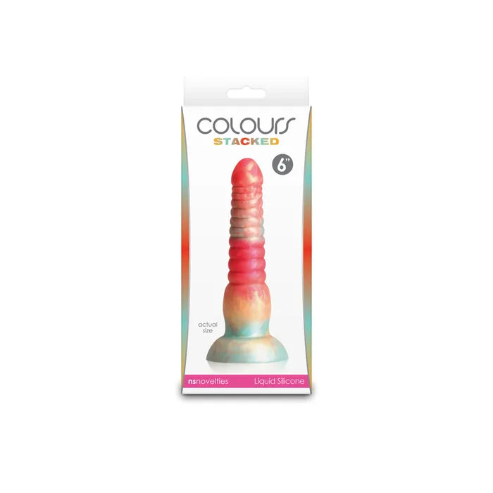 NS Novelties Colours Stacked Fantasy Dildo 6 Inch