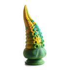 XR Brands Creature Cocks Monstropus Tentacled Monster Silicone Fantasy Dildo 21.6cm Green / Yellow XR Brands
