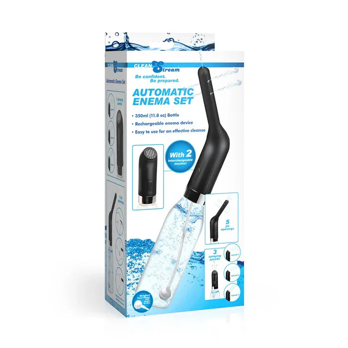 XR Brands CleanStream Automatic Enema Set USB Rechargeable Douche 350ml Capacity XR Brands
