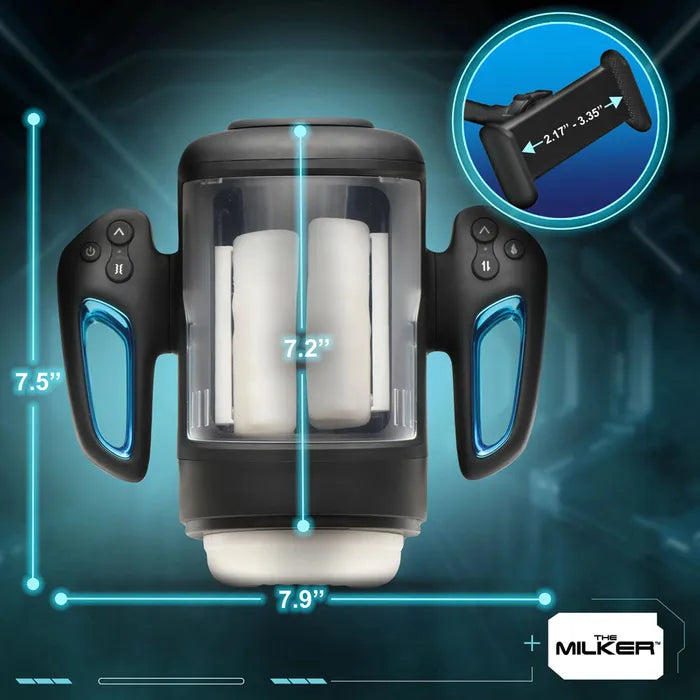 XR Brands LoveBotz The Milker Cyber USB Rechargeable Male Masturbator XR Brands