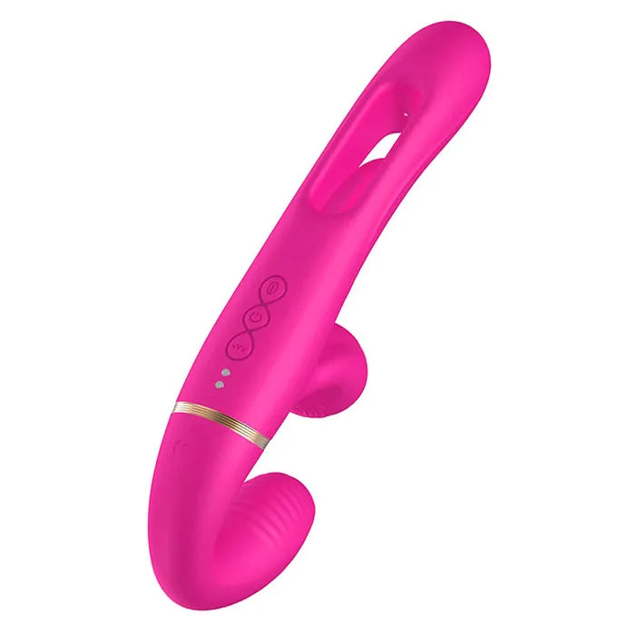 Adam & Eve ORGAZ-OHH-MATIC - Pink 23.5 cm USB Rechargeable Strapless Strap-On with Remote Adam & Eve