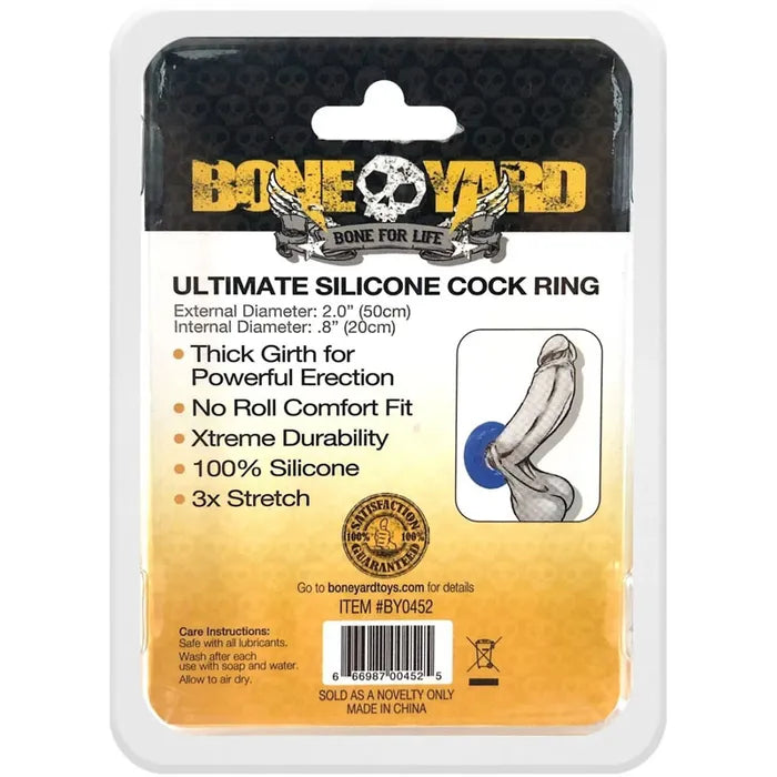 C1 Releasing Boneyard Ultimate Silicone Cock Ring 50mm