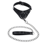 SPORTSHEETS Velvet Noir Collar & Leash Black Sportsheets