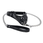 SPORTSHEETS Velvet Noir Collar & Leash Black Sportsheets
