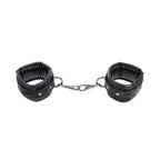 SPORTSHEETS Velvet Noir Handcuffs Adjustable Cuff Restraints Black Sportsheets