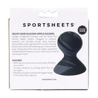 SPORTSHEETS Velvet Noir Silicone Nipple Suckers Set Of 2