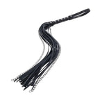 SPORTSHEETS Velvet Noir Chain Flogger Flogger Whip 43cm Black Sportsheets