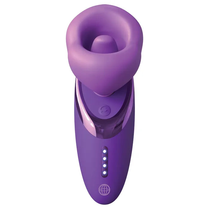Pipedream Fantasy For Her Pleasure Sucker USB Rechargeable Sucking Licking & Vibrating Stimulator Pipedream