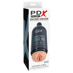 Pipedream PDX Plus Shower Therapy Soothing Scrub Discreet Vagina Stroker With Suction Base Pipedream