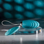 Evolved OVAL OFFICE USB Rechargeable Wireless Egg Vibrator With Remote Control Green Evolved