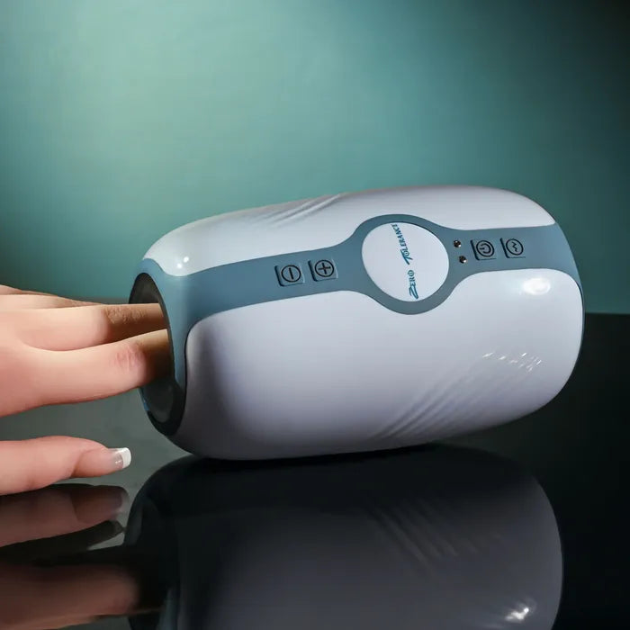 Zero Tolerance TOUCHDOWN USB Rechargeable Vibrating & Tightening Stroker 15cm White Zero Tolerance