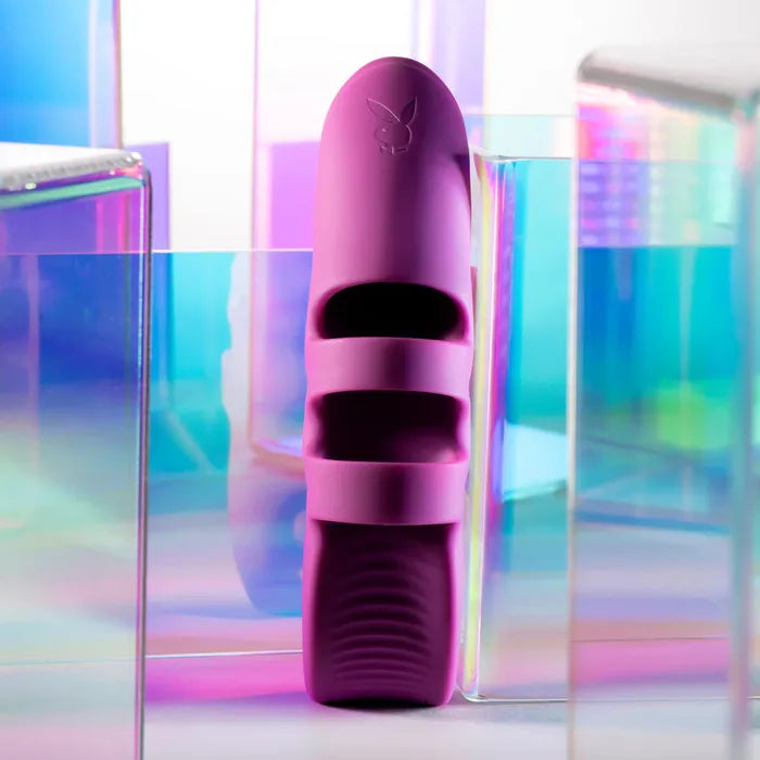 Playboy Pleasure LEND A HAND USB Rechargeable Finger Vibrator Playboy Pleasure