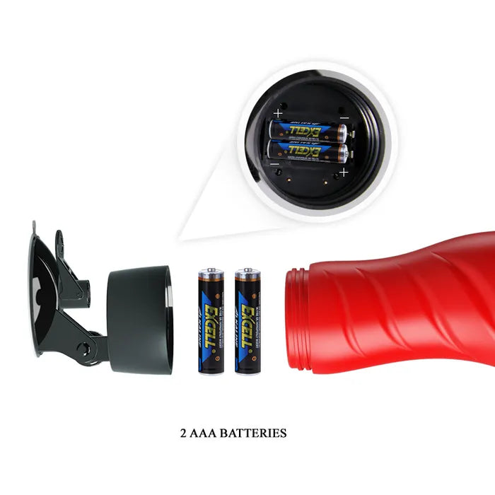 CRAZY BULL DELIA Vibrating Vagina Stroker With Suction Base Flesh Crazy Bull