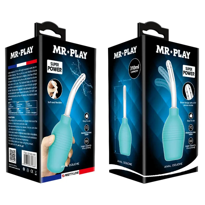 MR PLAY Anal Douche Unisex 310ml Capacity Mr Play