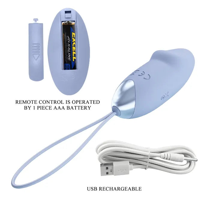 Party Up IVAN Remote USB Rechargeable Vibrating Egg Vibrator With Wireless Remote Party Up