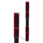 Adam & Eve Scarlet Couture Spreader Bar Restraint Black / Red Adam & Eve