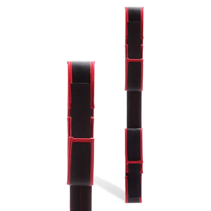 Adam & Eve Scarlet Couture Spreader Bar Restraint Black / Red Adam & Eve